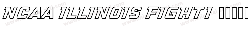 NCAA Illinois Fighti字体转换